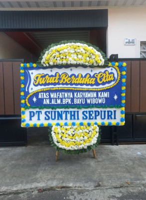 Papan Bunga Duka di Wungkur Nanakan